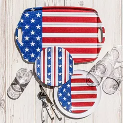 Stars and Stripes 4-pc. Melamine Appetizer Plates