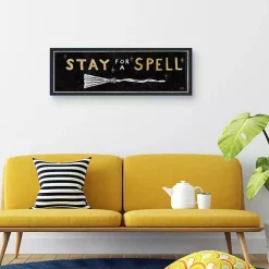 Stay For A Spell Witchy Halloween Wall Plaque