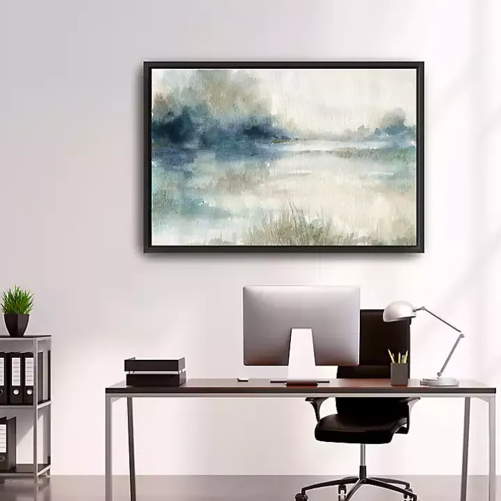 Still Evening Waters II Framed Giclee Canvas Print