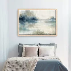 Still Evening Waters II Framed Canvas Art Print