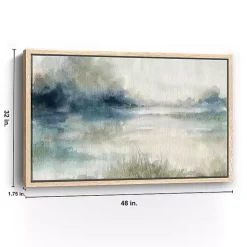 Still Evening Waters II Framed Canvas Art Print