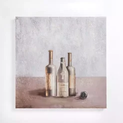 Still Life Bottles Canvas Art Print