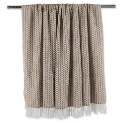 Stone and White Arrowhead Throw