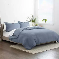 Stone Blue 3-pc. Queen Duvet Cover Set