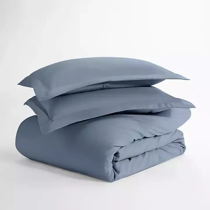 Stone Blue 3-pc. Queen Duvet Cover Set