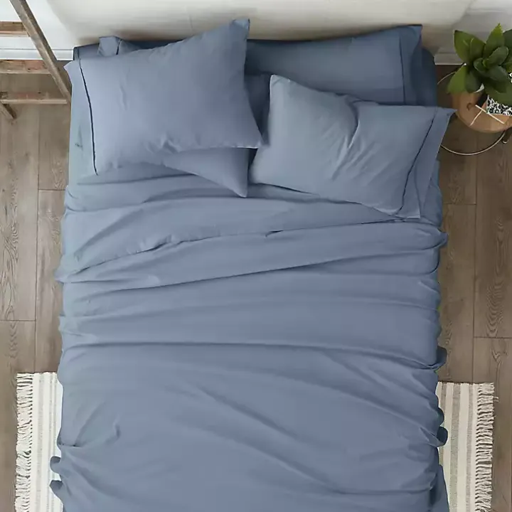 Stone Blue 6-pc. Queen Sheet Set