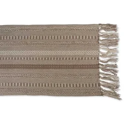 Stone Braided Stripe Table Runner, 108 in.