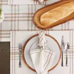 Stone Farmhouse Plaid Placemats, Set of 6