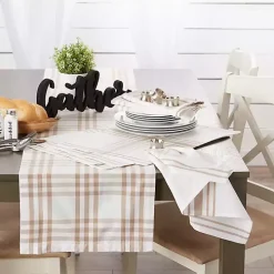 Stone Farmhouse Plaid Placemats, Set of 6