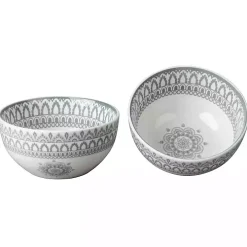 Stone Lila Patterned 12-pc. Dinnerware Set