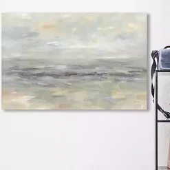 Stormy Gray Landscape Giclee Canvas Art Print