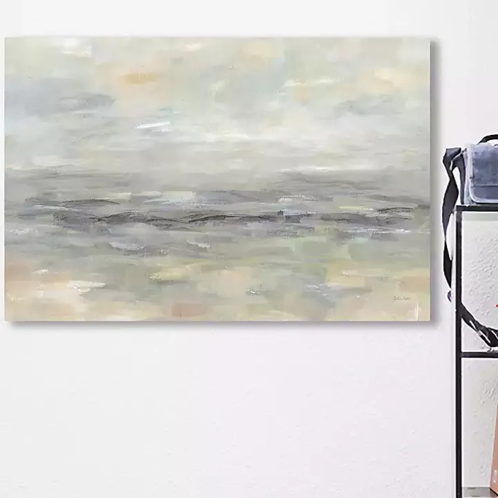 Stormy Gray Landscape Giclee Canvas Art Print