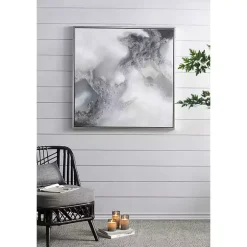 Stormy Skies Framed Canvas Art Print
