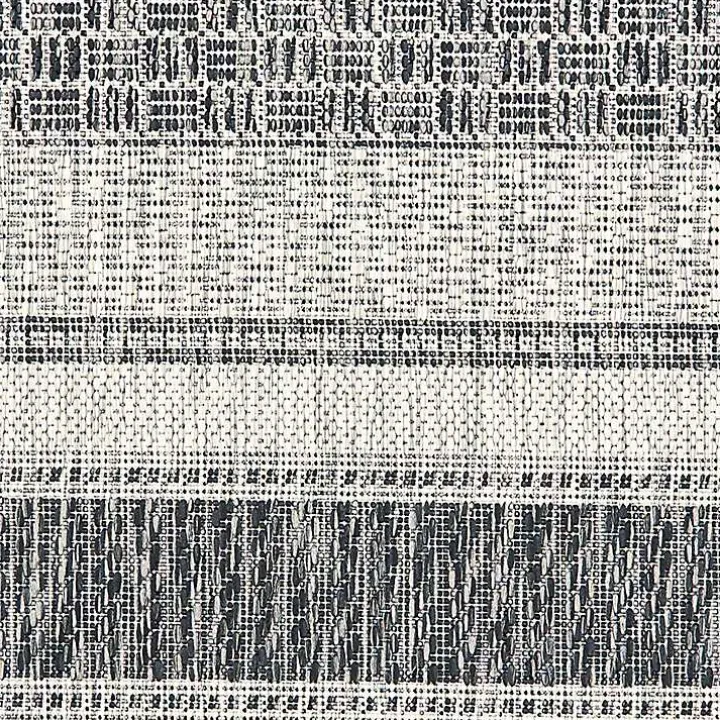 Stripe Weave Sun Shower Outdoor Area Rug, 7x9