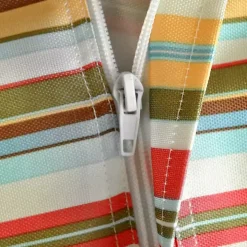 Summer Stripe Outdoor Round Zipper Table Cloth