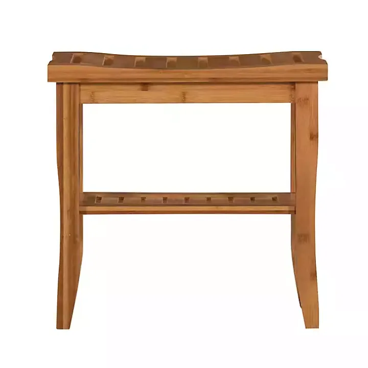 Sumter Bamboo Bathroom Stool