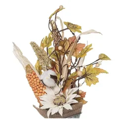 Sunflower and Cotton Harvest Arrangement