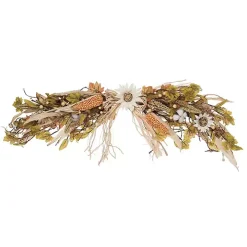 Sunflower and Fall Leaf Harvest Swag