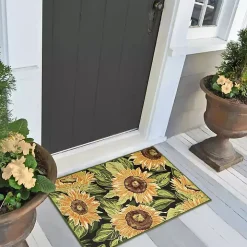 Sunflower Blossoms Indoor/Outdoor Rug, 2x3