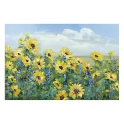 Sunflower Fields Forever Giclee Canvas Art Print