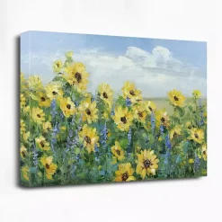 Sunflower Fields Forever Giclee Canvas Art Print