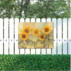 Sunflower Sunshades Outdoor Canvas Art Print