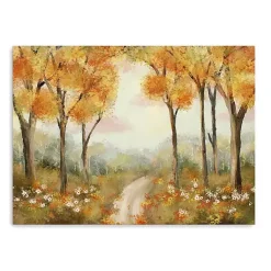 Sun-Kissed Grove Canvas Art Print