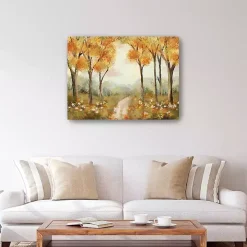 Sun-Kissed Grove Canvas Art Print