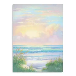 Sunlit Waves Canvas Art Print