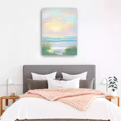 Sunlit Waves Canvas Art Print
