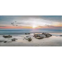Sunset Flight Giclee Canvas Art Print