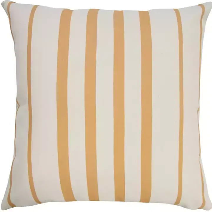 Sunshine Geometric Stripes Outdoor Pillow