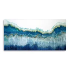 Surfs Up Abstract Canvas Art Print