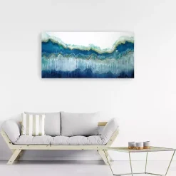 Surfs Up Abstract Canvas Art Print