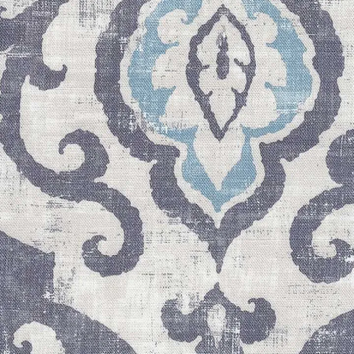 Suri Blue Swoop Accent Chair