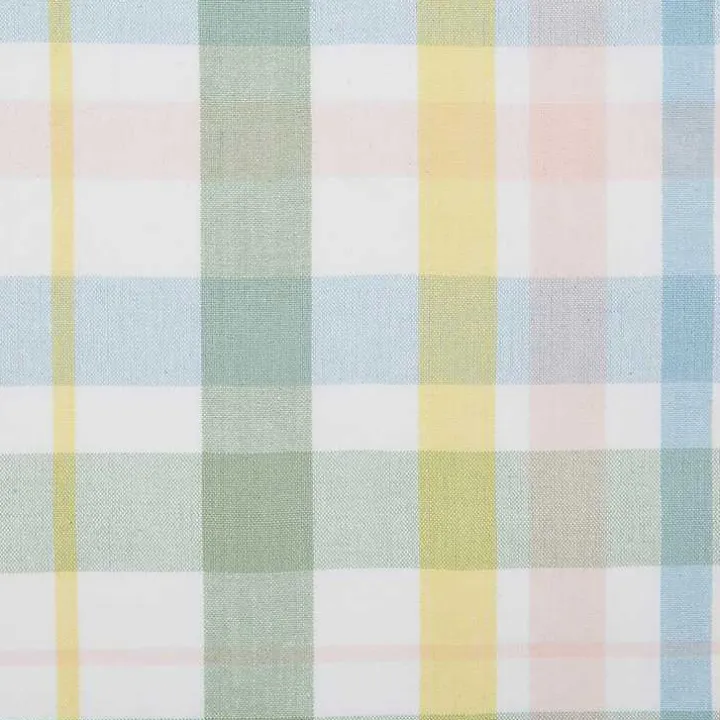 Sweet Spring Plaid Tablecloth, 52 in.