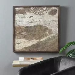 Swept Away I Shadowbox Wall Plaque