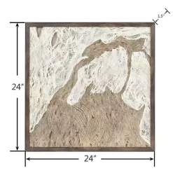 Swept Away II Shadowbox Wall Plaque