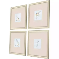 Swift Birds Framed Art Prints, Set of 4