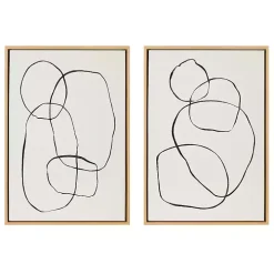 Sylvie Going in Circles Canvas Prints, Set of 2