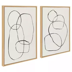 Sylvie Going in Circles Canvas Prints, Set of 2