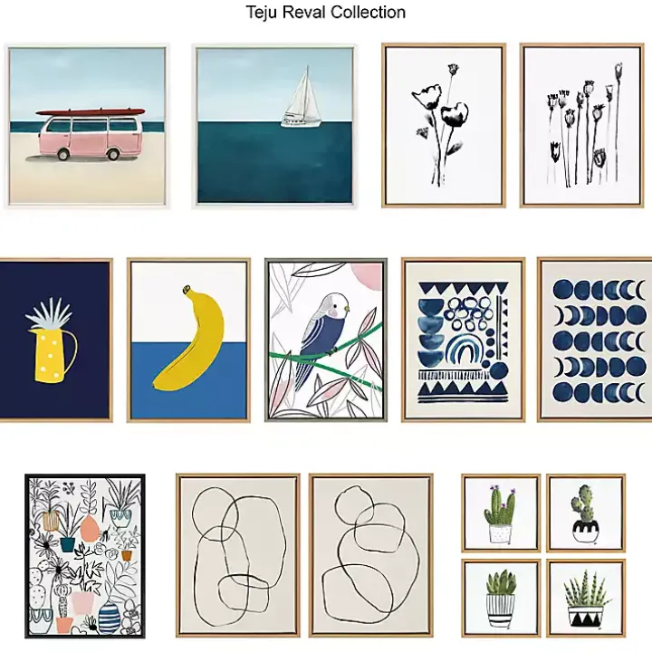 Sylvie Going in Circles Canvas Prints, Set of 2