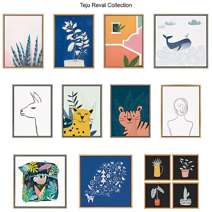 Sylvie Going in Circles Canvas Prints, Set of 2