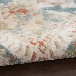 Talula Teal Bohemian Vintage Area Rug, 5x7