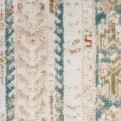 Talula Teal Bohemian Vintage Area Rug, 5x7