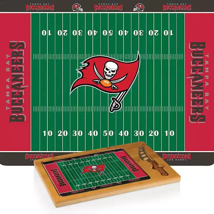 Tampa Bay Buccaneers Cutting Board & Knife Set