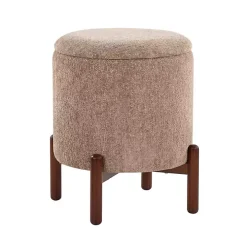 Tan Daniella Storage Ottoman