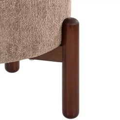 Tan Daniella Storage Ottoman