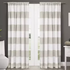 Tan Deena Curtain Panel Set, 84 in.