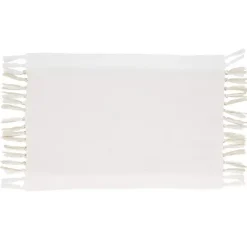 Tan Fringed Two Tone 4-pc. Placemat Set